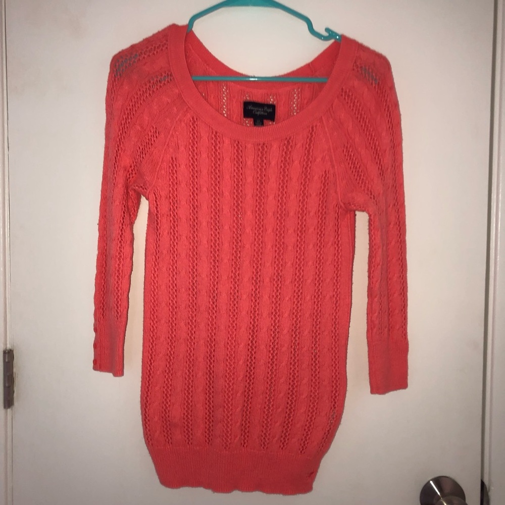 Orange sweater